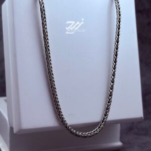 زنجیر نقره مردانه طرح ماری