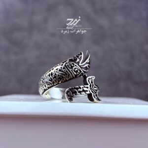 حلقه مردانه ترک طرح ذوالفقار