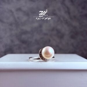 انگشتر نقره زنانه مروارید پرورشی اصل