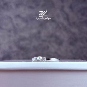 انگشتر نقره زنانه جواهری
