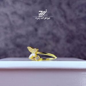انگشتر نقره زنانه طرح پروانه