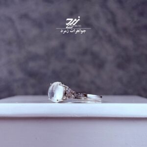 انگشتر نقره زنانه دُر نجف