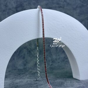 دستبند نقره جواهری تنیسی