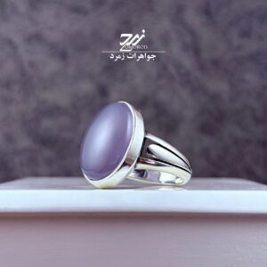 انگشتر نقره مردانه عقیق یمنی کبود